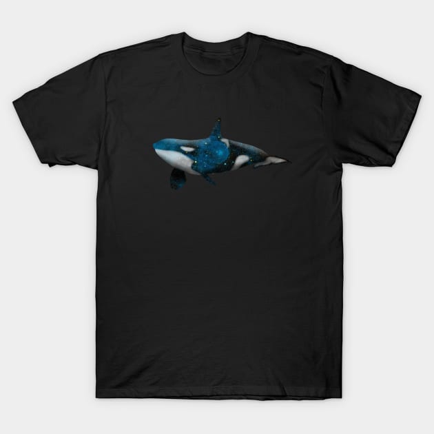 Galaxy Orca T-Shirt by Kristal Stittle